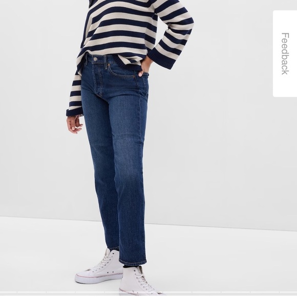 GAP Denim - GAP High Rise Cheeky Straight Jeans